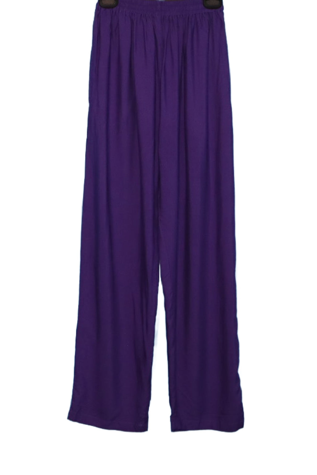 Pants Full Length Pockets Purple