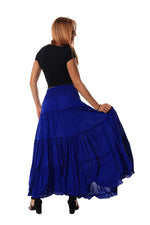 Gypsy inspired Maxi Skirt - Blue