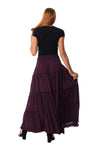 Gypsy inspired Maxi Skirt - Purple