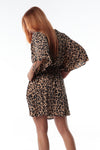 Butterfly Dress with Pockets - Leopard