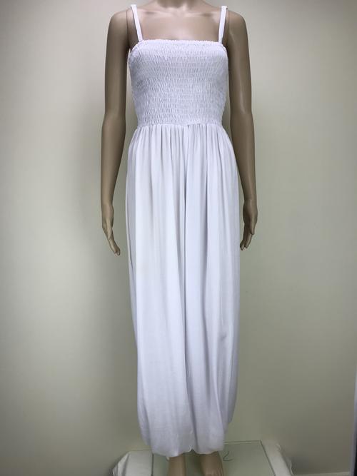 harem style jumpsuit - white