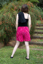 shorts with pockets Pink seaweed 