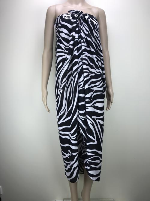 tube sarong - animal zebra
