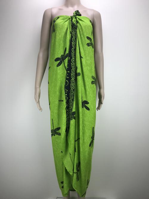 tube sarong - dragonfly green